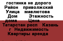 гостинка не дорого › Район ­ приволжский › Улица ­ мавлютова  › Дом ­ 9 › Этажность дома ­ 9 › Цена ­ 6 000 - Татарстан респ., Казань г. Недвижимость » Квартиры аренда   